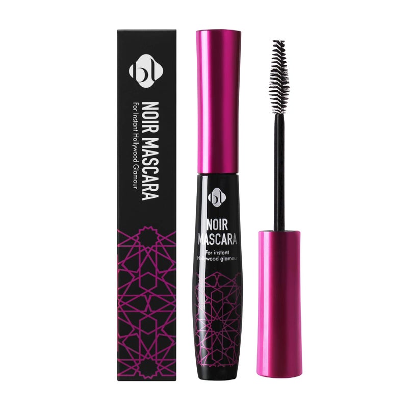 bl BL BL Lashes Noir Mascara â€“ Extension & Lash Lift Safe, Smudge-Proof & Clump-Free, Long-Lasting Volume, Oil-Proof Aftercare Formula, Nourish & Strengthen Lashes (Black, 8ml) - Image 2