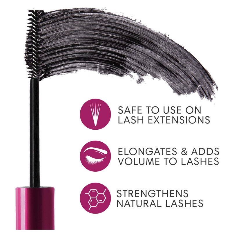 bl BL BL Lashes Noir Mascara â€“ Extension & Lash Lift Safe, Smudge-Proof & Clump-Free, Long-Lasting Volume, Oil-Proof Aftercare Formula, Nourish & Strengthen Lashes (Black, 8ml) - Image 3