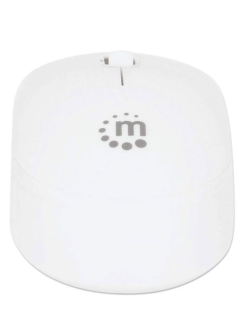 Manhattan Performance III Wireless Optical USB Mouse 1000 DPI - 190152 - Silver / White - Image 4