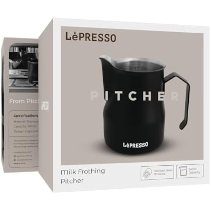 Unity Milk Frothing Pitcher 350Ml12Oz Black Stainless Steel Steaming Jug For Latte Art Coffee  Cappuccino  Barista Tool With Measurement Markings  Art Pen - Image 5