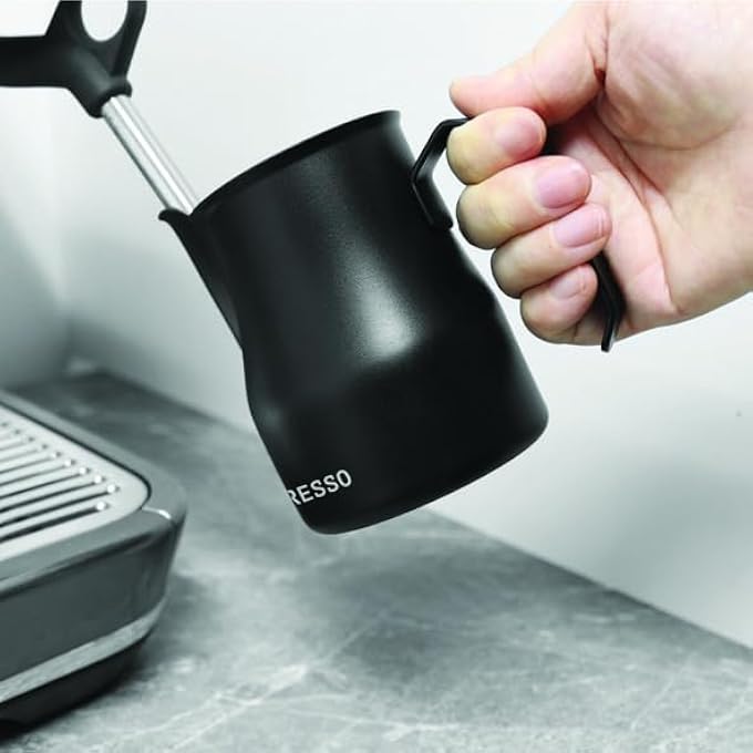 Unity Milk Frothing Pitcher 350Ml12Oz Black Stainless Steel Steaming Jug For Latte Art Coffee  Cappuccino  Barista Tool With Measurement Markings  Art Pen - Image 3