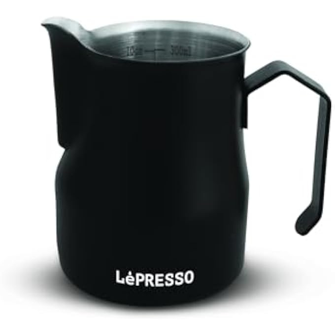 Unity Milk Frothing Pitcher 350Ml12Oz Black Stainless Steel Steaming Jug For Latte Art Coffee  Cappuccino  Barista Tool With Measurement Markings  Art Pen - Image 1