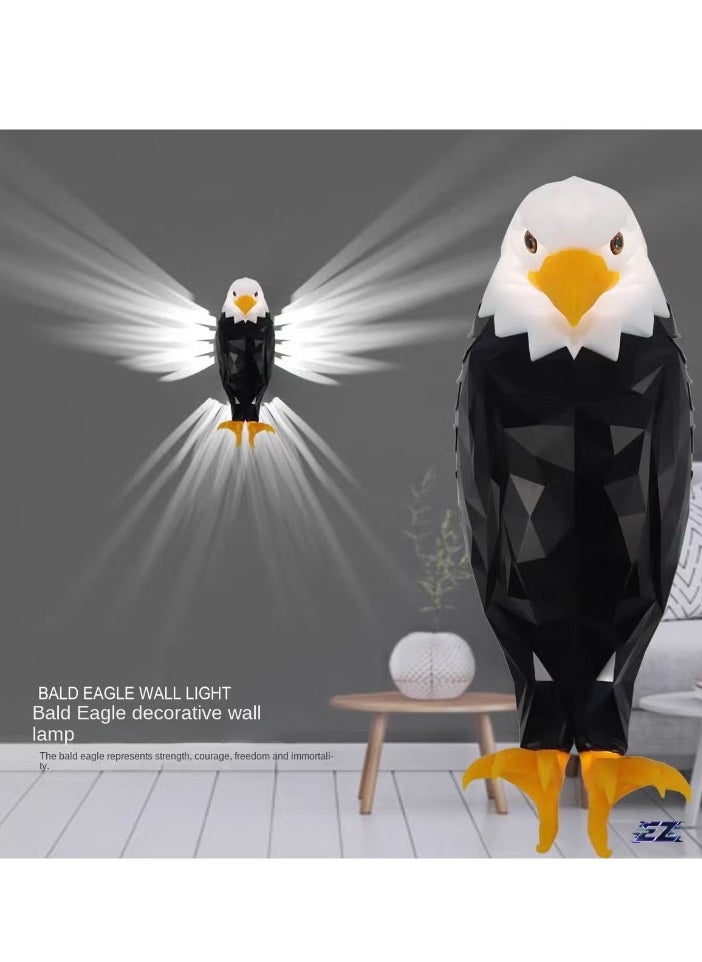 ELTRAZONE Eagle Light Decorative Lamp – Kids Night Light & Mood Light – LED Wall Light with Remote Control – Magnetic, USB Rechargeable, Battery Powered – Removable Eagle LED Wall Mounted Light for Bedroom, Living Room, Hallway, Office  - Image 1