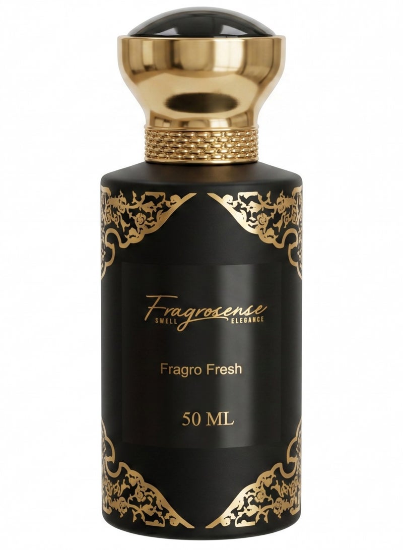 عطر فراجرو فريش للجنسين 50 مل، عطر فرنسي فاخر يدوم طويلاً، رائحة عطرية منعشة من الحمضيات، رائحة خشبية مائية نظيفة، عطر توقيع للاستخدام اليومي للرجال والنساء