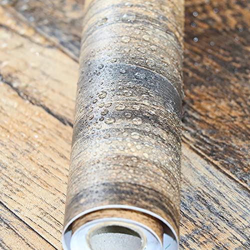 Hopeak Faux Wood Wallpaper Peel and Stick Self-Adhesive Vinyl Decorative Wallpaper Removable 17.5 x 196 Inches Brown - Image 3