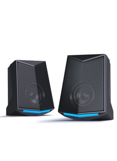 LOULUEN 2-Piece V-115 Desktop Speaker 