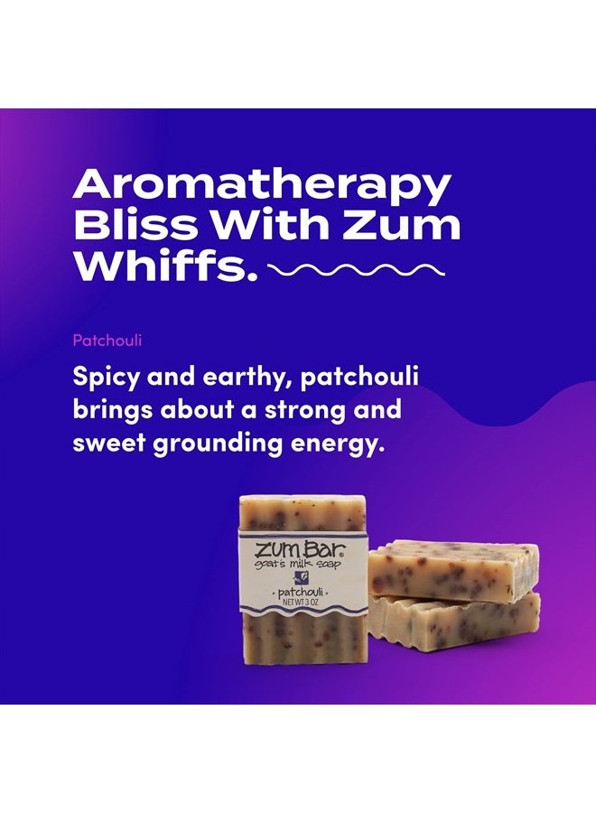 Indigo Wild Zum Bar Goat's Milk Soap - Patchouli - 3 oz (3 Pack) - Image 3