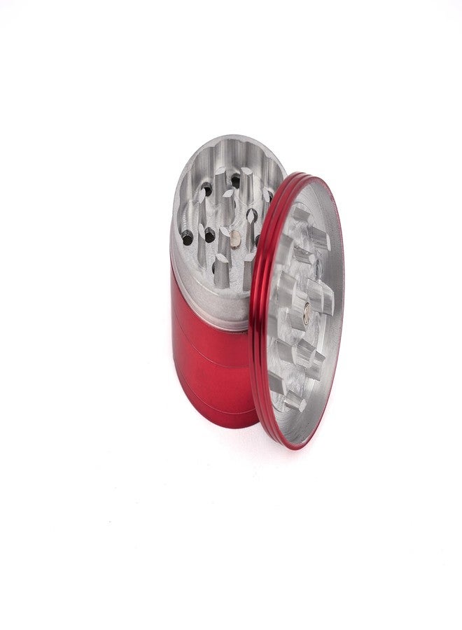 TRP Essentials Premium Metallic Herb Crusher/Grinder Large with Filter (Herb Grinder/Herb Crusher) (50 mm, Lunaria) - Image 3