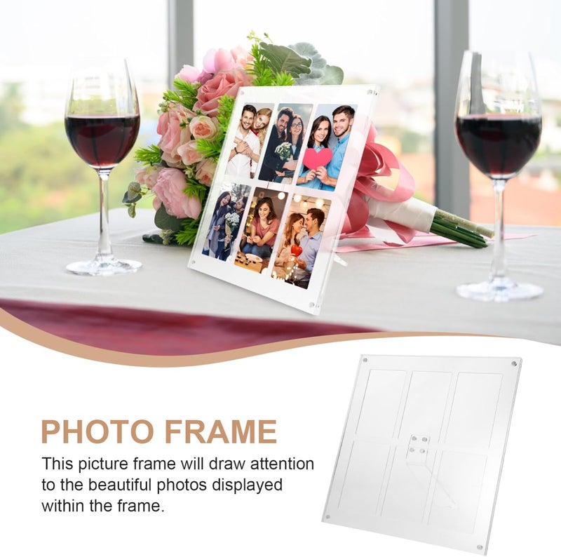 VOSAREA Acrylic Picture Frame 3 Inch Certificate Frame Award Display Stand Decor Business License Holder - Image 5