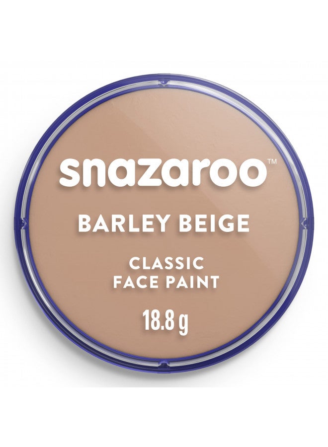Snazaroo طلاء وجه وجسم سنزارو الكلاسيكي، 18.8 جرام (0.66 أونصة) وعاء، بيج فاتح - Image 1
