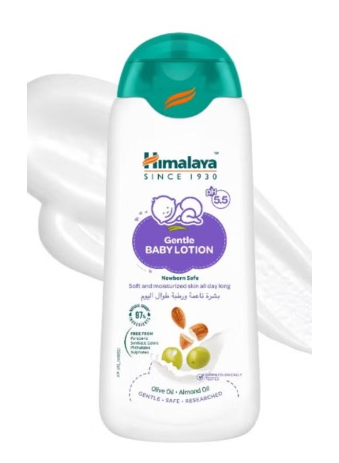 Baby Lotion With Olive Oil And Almond Oil - Nourishes, Moisturizes And Soothes Skin, 200ml