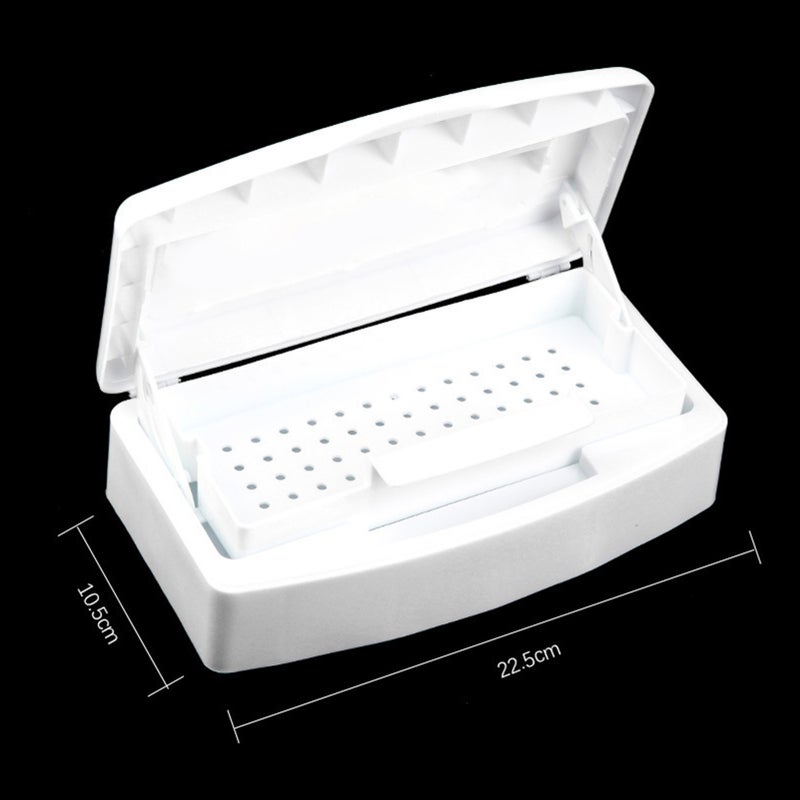 Nail Tools Cleaning Box Portable Nail Art Tools Manicure Soaking Tray for Nail Cutter Eyelash Curler Tweezers - Image 4