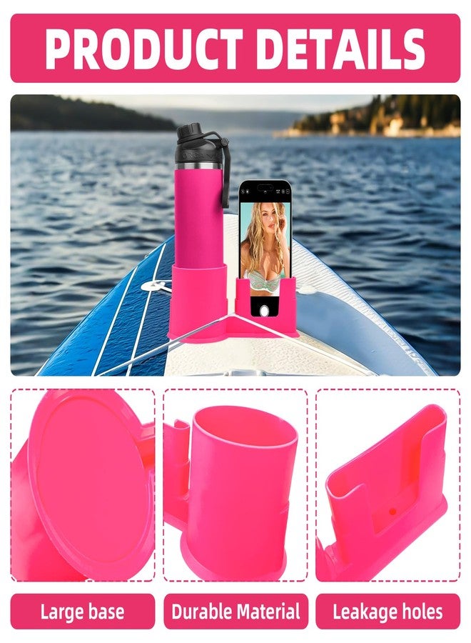 KCMOSGI 2 in 1Paddle Board Cup Holder,Stand up Paddleboard Cup Holder,Paddle Board Accessories for Storing Mobile Phones, Water Cups, Fishing Tools - Image 3