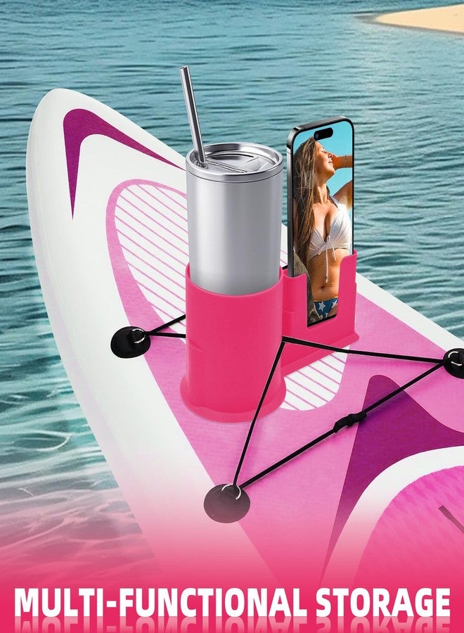 KCMOSGI 2 in 1Paddle Board Cup Holder,Stand up Paddleboard Cup Holder,Paddle Board Accessories for Storing Mobile Phones, Water Cups, Fishing Tools - Image 5