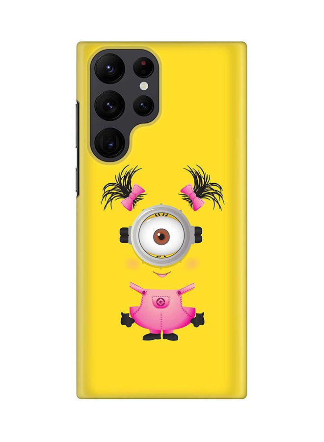Stylizedd Case for Samsung Galaxy S22 Ultra 5G Snap Case Slim Snap Classic Series Shield Matte Finish Print - Girly Minion 1