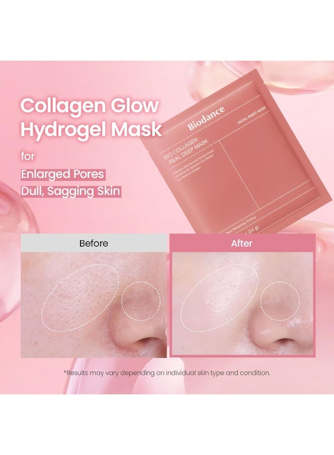 BIODANCE Bio-Collagen Real Deep Mask, Hydrating Overnight Mask, Pore Minimizing, Elasticity Improvement, 34G X8Ea - Image 2