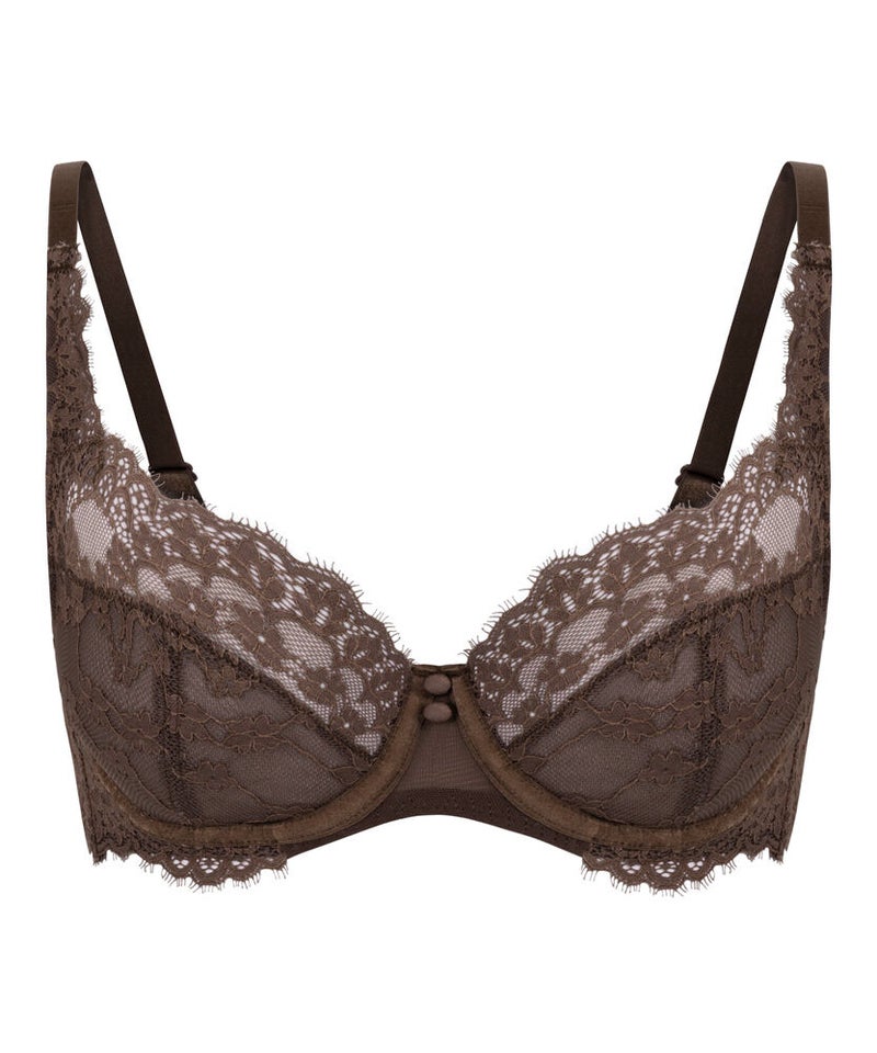 hunkemoller Lace Plunge Neck Bra  - Image 5