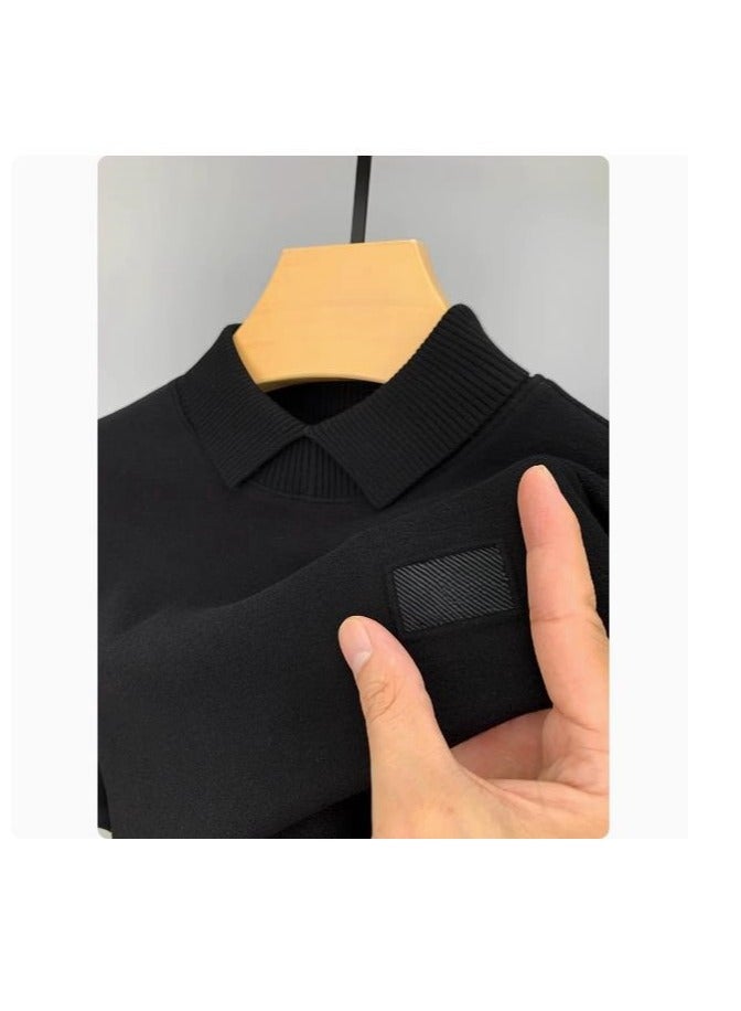 Men's Loose Oversized Hoodie Base Shirt - Image 1