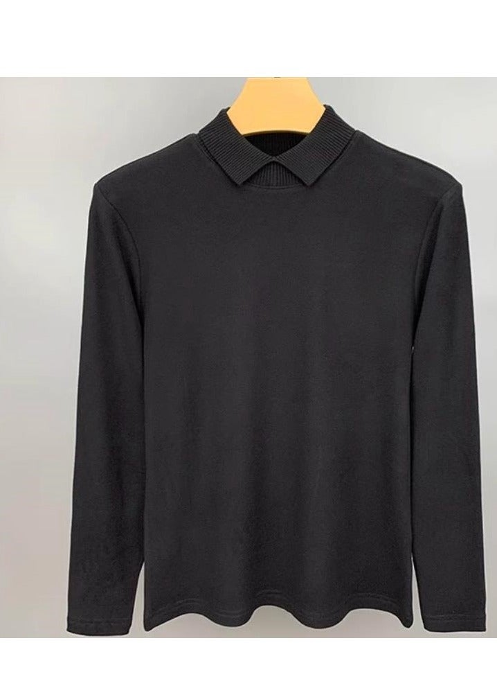 Men's Loose Oversized Hoodie Base Shirt - Image 2