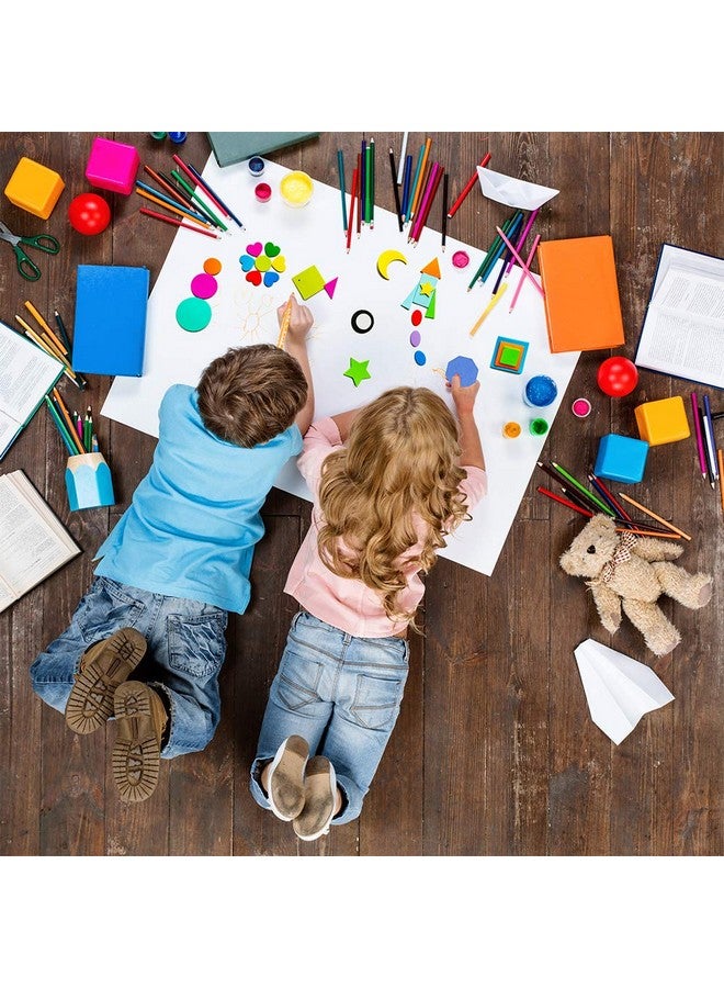 Winlyn 1035 Pcs 15 Colors 3 Sizes 22 Shape Bulk Foam Stickers Self-Adhesive Foam Geometry Shapes Stickers Assortment Craft Supplies for Kids Classroom Art Crafts Projects Collages Mosaics Math Activities - Image 5