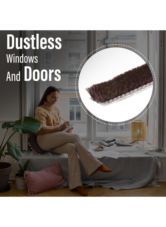 Homeaura Door Strip for Sealing Bottom Gap - Rubber Strips for Windows Soundproofing Sliding Door Stopper | Magnetic Seals | Dust Proof Home Filler | UPVC AC Sealer (5 Pcs of 1 Meter) - Image 3