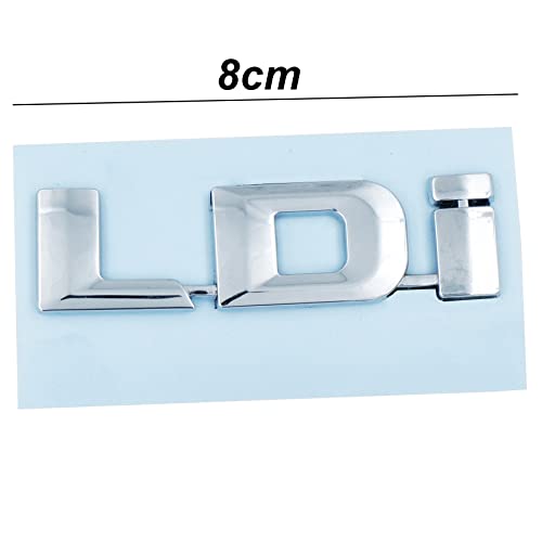 Asraw LDI Car Sticker - LDI Emblem Badge Monogram Universal for Car (8x2cm) - Image 3