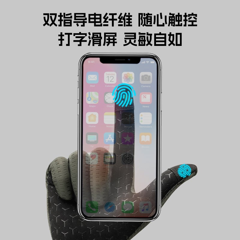 Sports Gloves With Air Cushion Anti Slip Wear Resistant Protection For Fitness Cycling And Outdoor Activities - Image 3