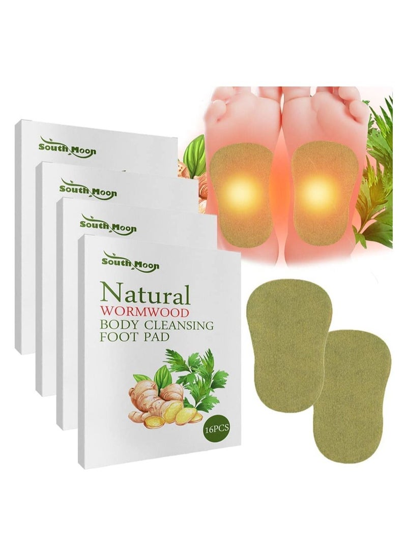 SOUTH MOON 16 Pcs Wormwood Detox Pads, Health xp Wormwood Detox Pads, Pure Health Wormwood Body Detoxing Pads, Purehealth Wormwood Body Detoxing Pads, Body Cleansing Foot Pads  - Image 3