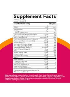 SmartyPants Organic Womens Multivitamin, Daily Gummy Vitamins: Biotin, Probiotics, Vitamin C, D3, B12, Omega 3, & Zinc For Immune Support, Energy, & Hair Skin & Nails, 120 Gummies, 30 Day Supply  - Image 3