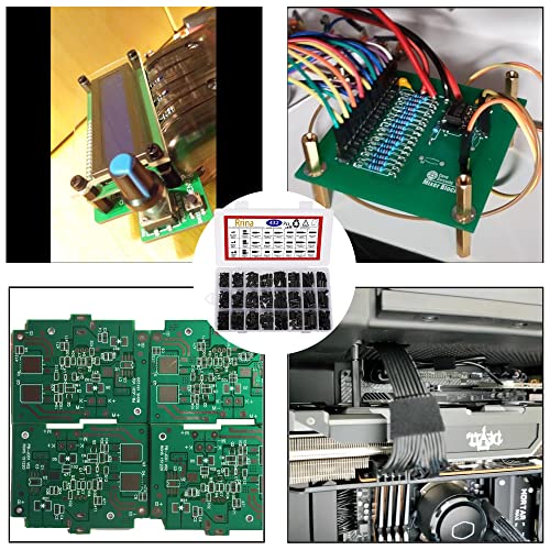 Rrina 432Pcs M2.5 M3 M4 Male Female Nylon Hex Standoff Screw Nut Threaded Pillar PCB Motherboard Assortment Kit - Image 4
