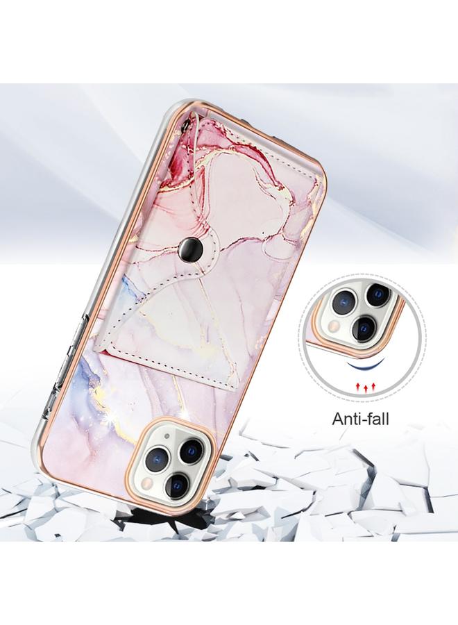 Zaboon Case For iPhone 11 Pro Max Marble Pattern IMD Card Slot Phone Case - Image 2