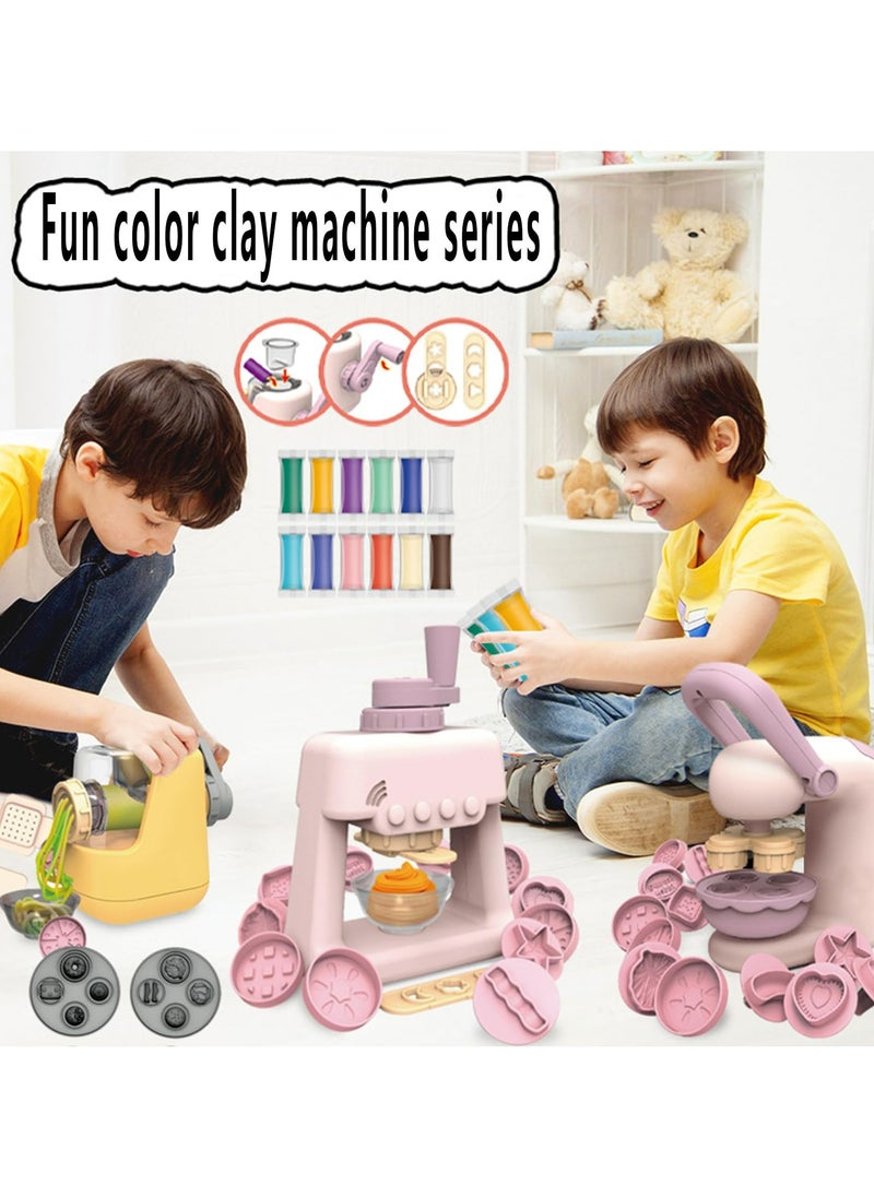 CMGTYYD Butter Slime Kit Children's Color Mud Non-Toxic Non-Sticky Light Clay Plasticine Diy Ice Cream Machine Machine Girl PlayHouse Toy  - Image 5