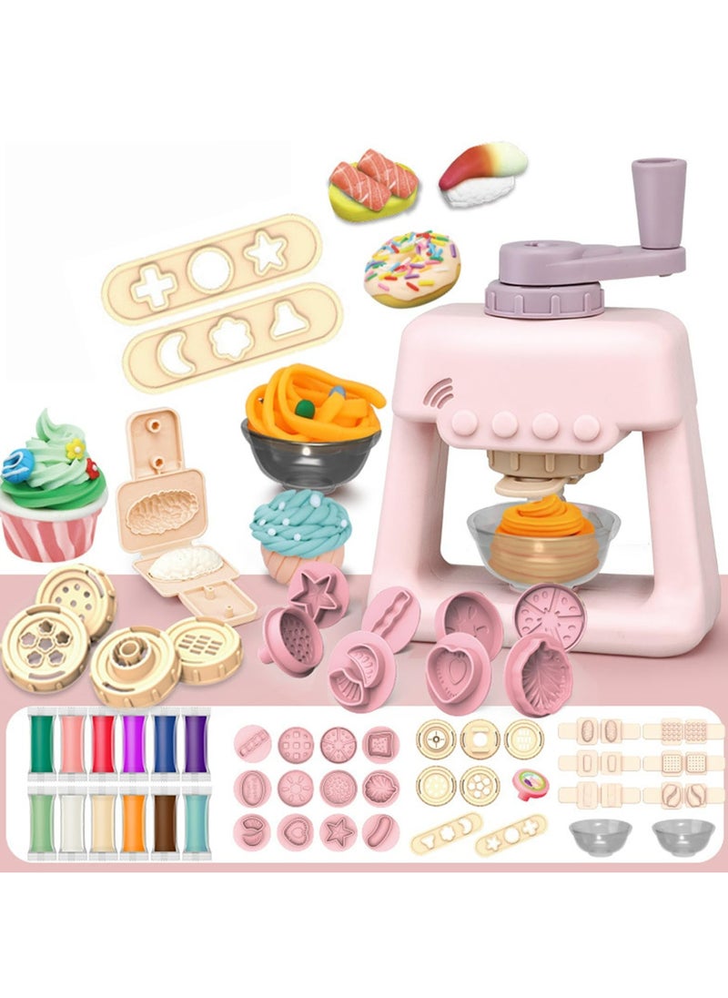 CMGTYYD Butter Slime Kit Children's Color Mud Non-Toxic Non-Sticky Light Clay Plasticine Diy Ice Cream Machine Machine Girl PlayHouse Toy  - Image 1