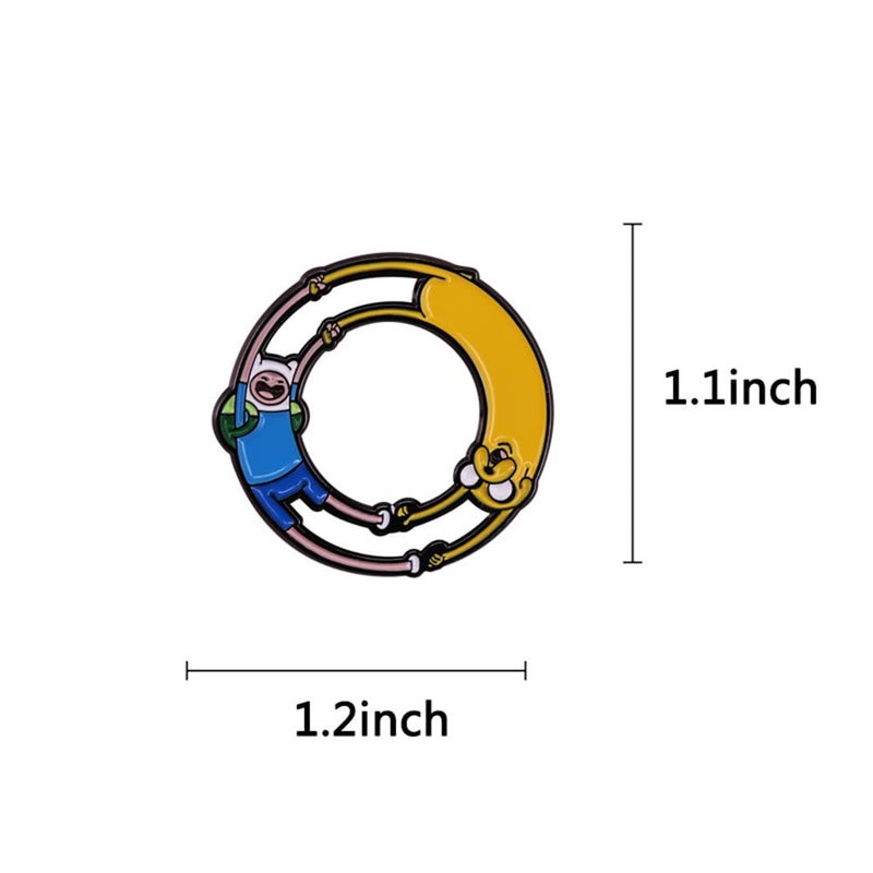 KAWADU Cartoon Hard Enamel Pin Brooch Fashion Badge Metal Enamel Pins and Brooches for Lapel Pin Backpack Bags Badge Collar Jewelry - Image 2