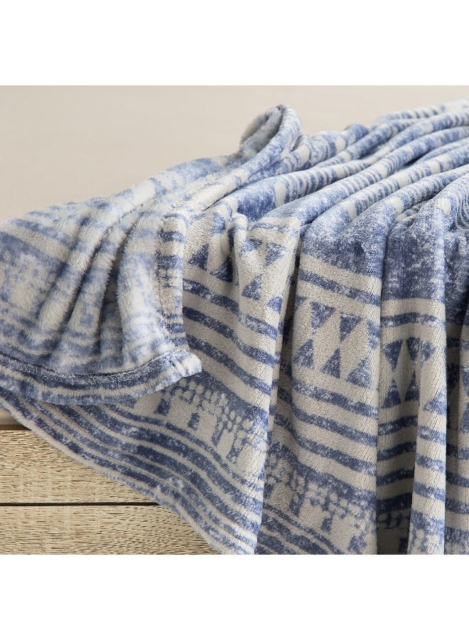 Home Box Matrix Enzo Printed Flannel Twin Blanket 200 x 140 cm - Image 5