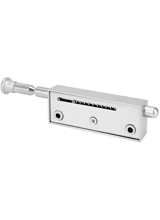 Arabest Sliding Door Lock for Window Glass Patio Doors, Heavy Duty Lock, Silver, with High Bolt Cutter & Hacksaw Resistance  - Image 2