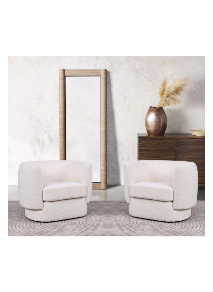 Lilt Furniture Living Room Chair White  - Image 5