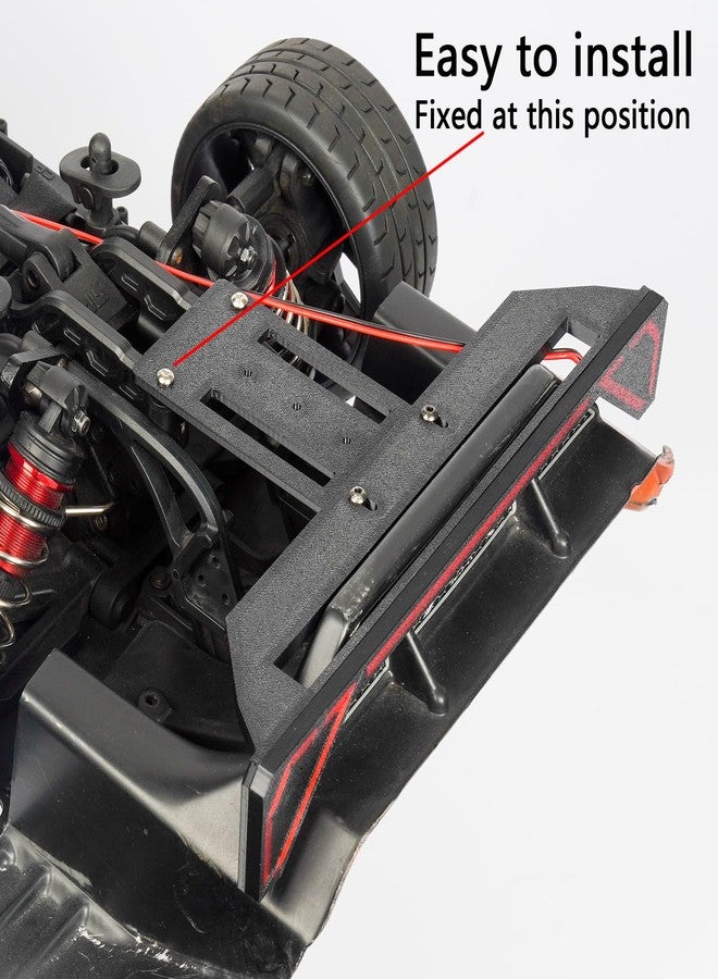 MOSHNOLY Nylon Taillight Lights Kit for Arrma 6S 1/7 Felony,Durable Light Lamp Upgrade Set,RC Car Taillight LED Light Set Lamp Bar for Arrma 6S Upgrade Parts Accessories - Image 5