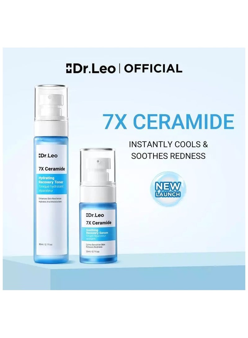 دكتور ليو تونر دكتور ليو ٧ إكس سيراميد المرطب لاستعادة البشرة ٨٠ مل + سيروم دكتور ليو ٧ إكس سيراميد المرطب لاستعادة البشرة ٢٠ مل - Image 1