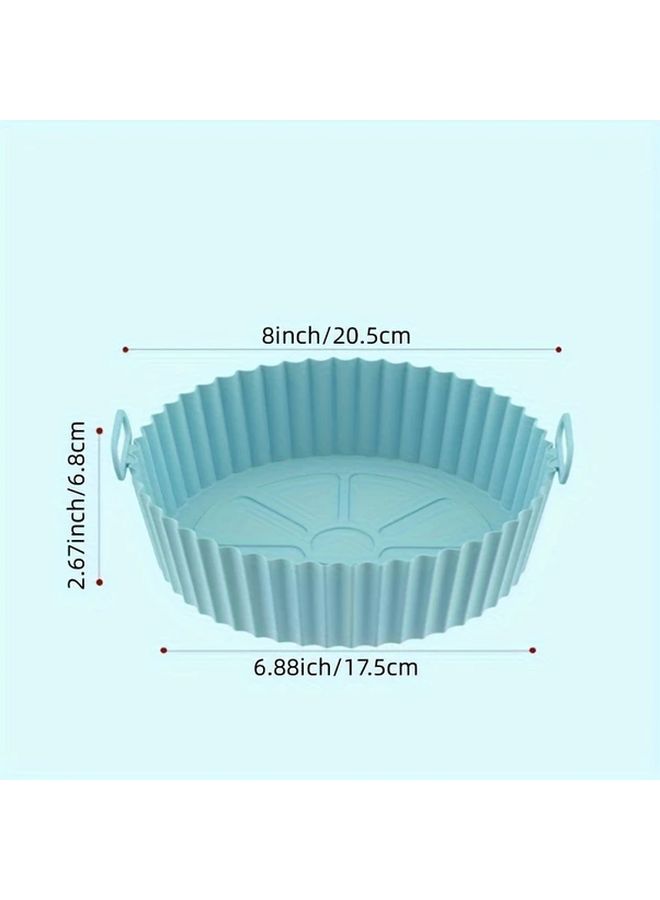 Reusable Silicone Air Fryer Liner Non Stick Food Safe Random Color - Image 3