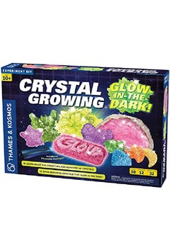 Crystal Growing Glowinthedark Science Kit ; 12 Experiments Ages 10+ ; Learn About Crystallization ; Grow Crystals & Crystal Geodes The Glow In The Dark ; 32Page Manual