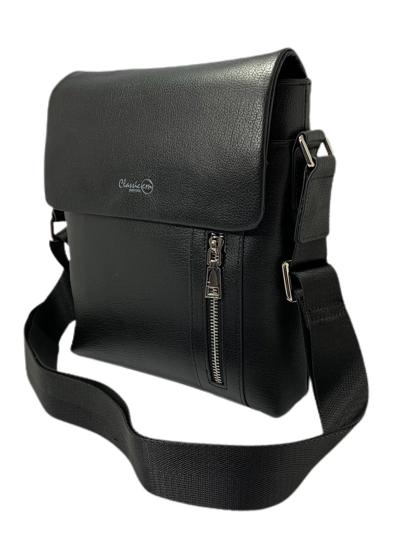 Classic Milano Classic Milano Men's Shoulder Bag Leather Crossbody Bag for Men Side Bag Sling Bag Small Messenger Bag Casual Travel Daily by Milano Leather  - Image 2