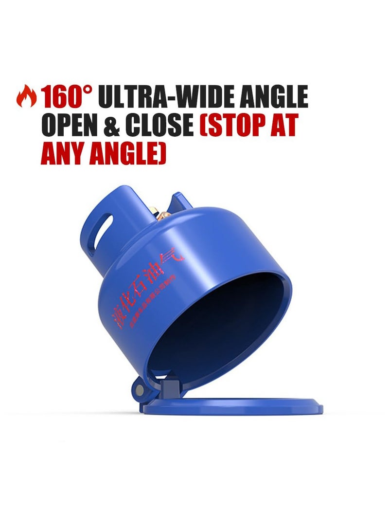 SYOSI Push Start Button Cover, Gas Cylinder Motorcycle Ignition Cover, Funny Car Engine Start Button Cover, Cool Car Motorcycle Accessories, Interior Decor Sticker Decals Switch Cover, Blue - Image 4