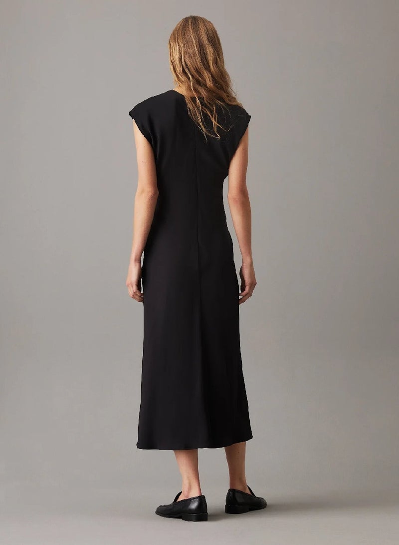 CALVIN KLEIN Viscose Shift Dress - Image 2