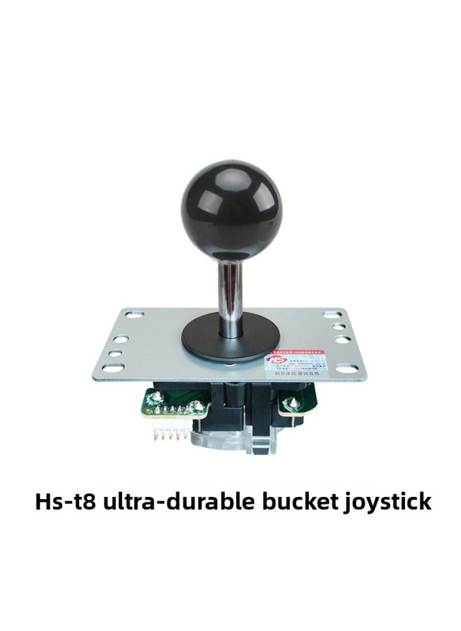 Game Machine HS-T8 Rocker Durable Imitation Fighting Rocker Arcade Boxing Champion Handlebar, Three-pole-Product Color:T8 Super Durable Joystick (without Ball)  - Image 5