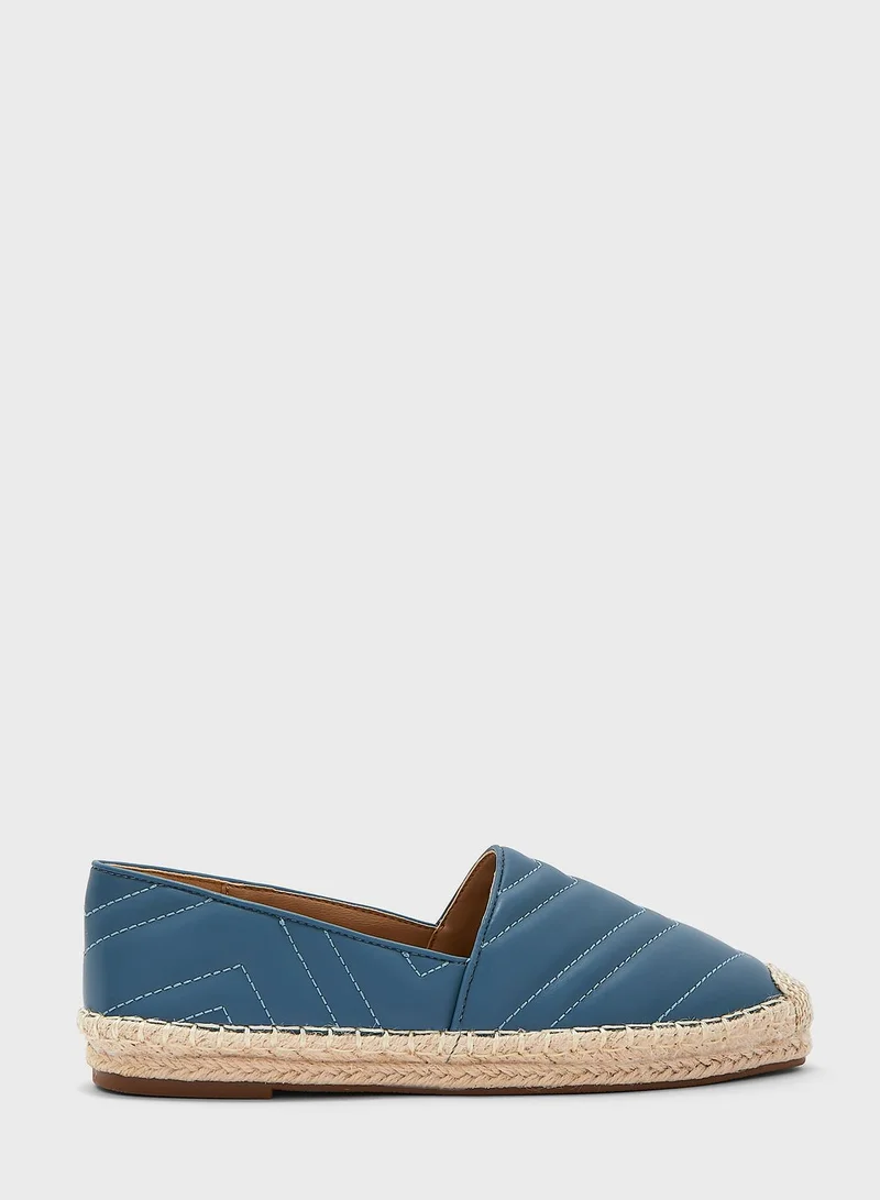 ايلا Zig Zag Quilted Flat Espadrille