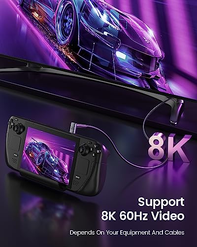 ANDTOBO 90 Degree USB C Adapter, Right Angle USB C Male to Female Extender 100W, USB4 Type C 40Gbps Connector 8K &60Hz for ROG Ally, Steam Deck, Switch, Thunderbolt4, iPhone 17 16 15 Pro Max- 2 Pack - Image 4