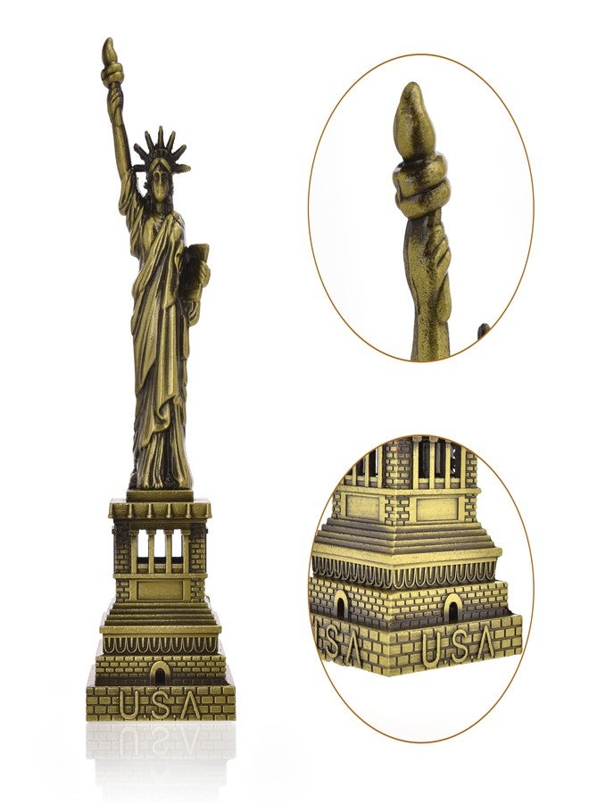 ESHATO 7 Inch USA Statue of Liberty Statue Sculpture New York City Liberty Island, Collectible Figure Statue Gifts - Image 3