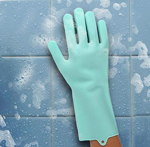 Perfect Pricee Silicone Multipurpose Cleaning Scrubber Gloves (Colour May Vary) -1 Pair - Image 5