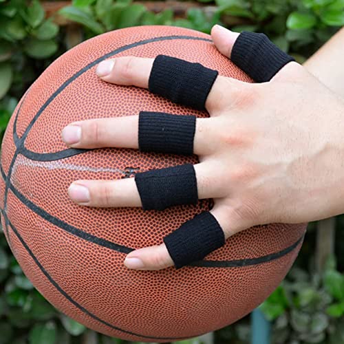 Cute critters 10Pcs Finger Sleeves Protectors Thumb Brace Support Elastic Compression Protector For Relieving Pain, Arthritis,Trigger Finger, Sports (Grey), Free size - Image 5